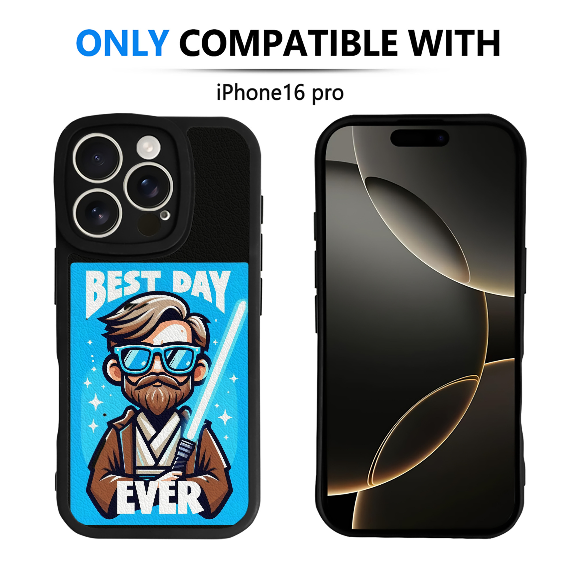 （画像用） スター・ウォーズ Star Wars 【iPhone 16シリーズ対応】シリコンスマホケース（レザー調） 材質：シリコン